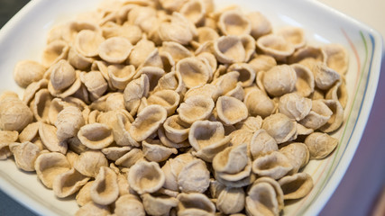 orecchiette alle cime di rapa fatte in casa