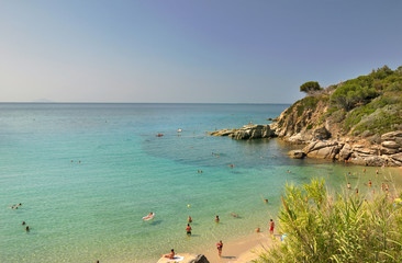 Naklejka premium Spieggia di Cavoli, Isola d'Elba, Italia
