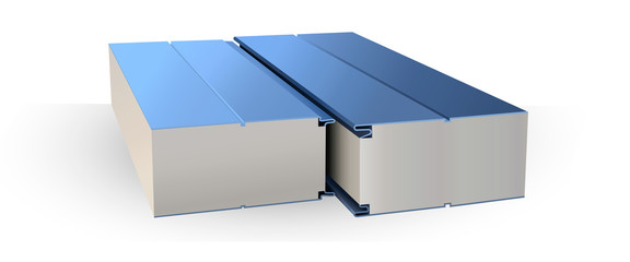 Sandwich panels samples for roof & walls