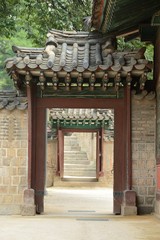 Door of a korean traditional palace