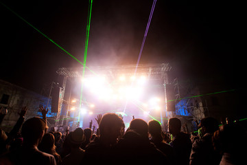 Crowd at concert