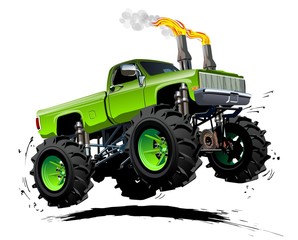 Cartoon Monster Truck © Mechanik
