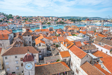 Obraz premium old Venetian town near the Adriatic sea, Trogir, Croatia