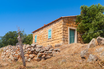 Typically rural landscape of South Corsica