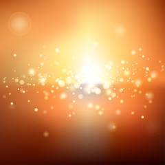 Blurred bokeh vibrant background. Vector illustration