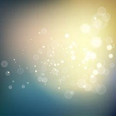 Blurred bokeh vibrant background. Vector illustration