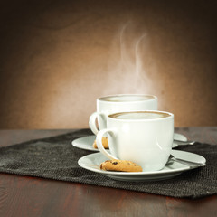 desk and coffee 
