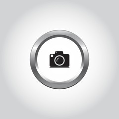 Photo camera icon vector