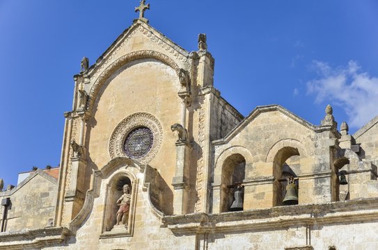 San Giovanni Battista Church in Matera, Southern Italy