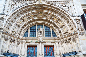  construction in london englan    wall and window