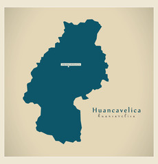Modern Map - Huancavelica PE