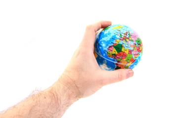 earth in the human hands