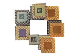 CPU microprocessors isolated