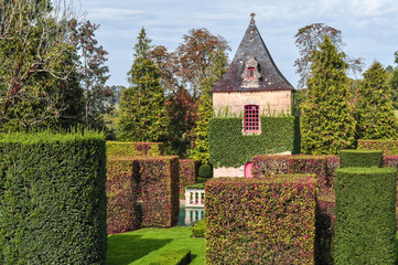 jardin romantique en dordogne