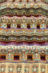 Fototapeta na wymiar Detail from the Thai temple
