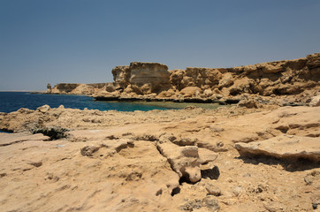 Fototapeta na wymiar Coast in Egypt. Red Sea