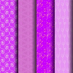 Purple patterns