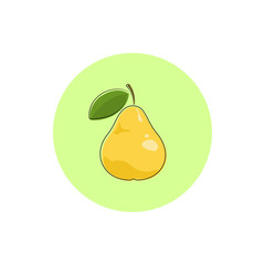 Icon Colorful Pear