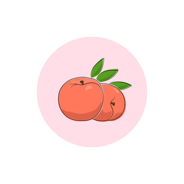 Icon Colorful Peach
