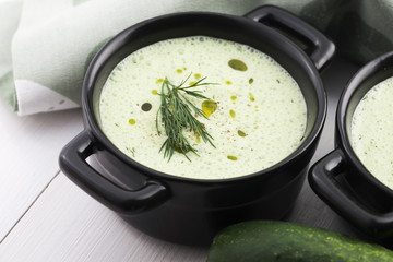 Tarator, bulgarian sour milk soup
