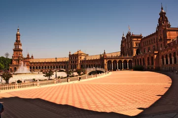 Photo sur Plexiglas Monument artistique seville,andalucia,plaza,square,spain