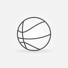 Basketball icon or logo