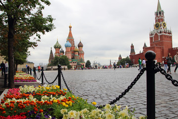 View of Red Square and St. Basil's Cathedral..