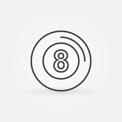 Eight ball icon