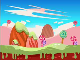 Candy Land Vector
