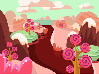 Candy Land Vector