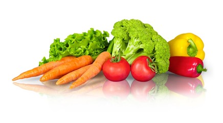 Vegetable, Freshness, Isolated.