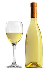 Wine, Bottle, White Wine.