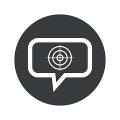 Round aim dialog icon