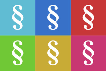 paragraph vector icons set