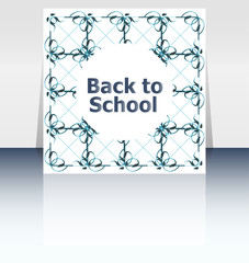 Back to school word, education concept