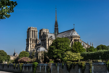 Fototapeta na wymiar Cathedral Notre Dame de Paris - Roman Catholic cathedral, Paris.