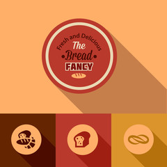 flat bread design elements