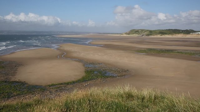 Broughton Bay beach the Gower peninsula Wales PAN