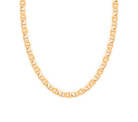 Naklejka premium Gold Chain Jewelry. Vector Illustration.