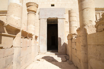 The temple of Hatshepsut near Luxor in Egypt