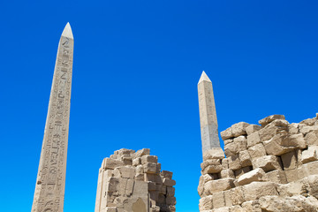 Obelisk of Queen Hapshetsut in Karnak, Egypt