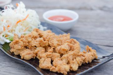 deep fried chicken tendons