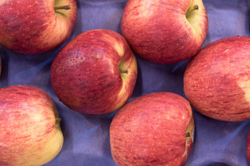 pile of apples at fresh market