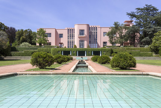 PORTO, PORTUGAL - JULY 05, 2015: Serralves gardens green park