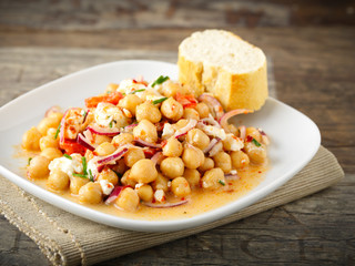Kichererbsensalat - chick pea salad