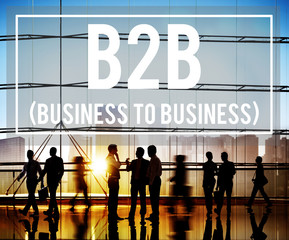 Business To Business Marketing Company Industry Concept