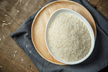 White Dry uncooked Rice