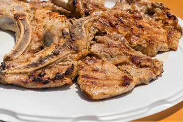 veal cutlet grilled