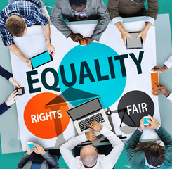 Equality Parity Balance Justice Fair Concept