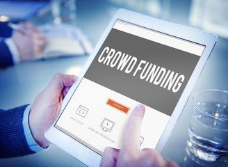 Crowd Funding Contribution Donate Fundriser Concept